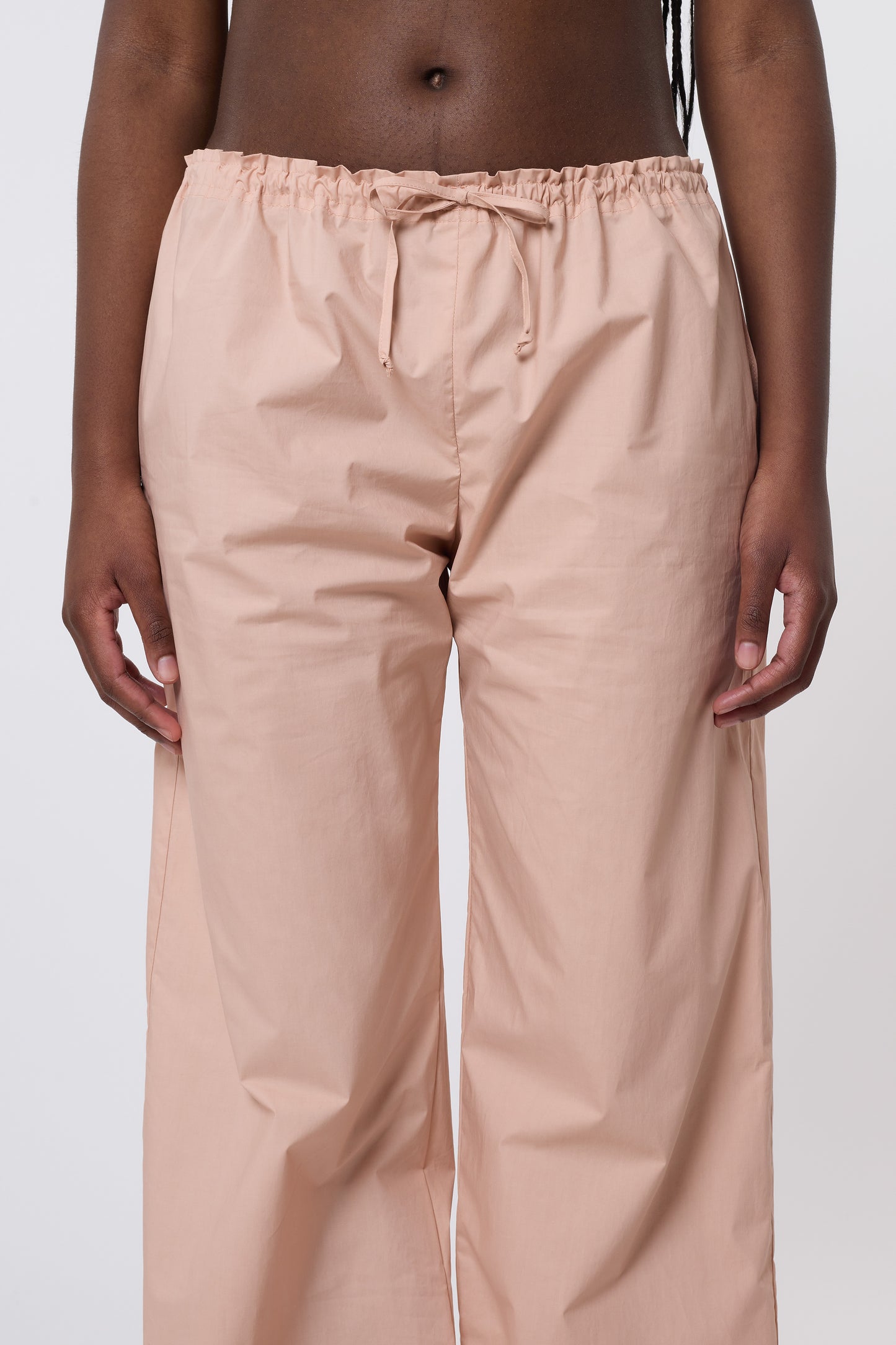 Emile Trousers in Coral Cotton
