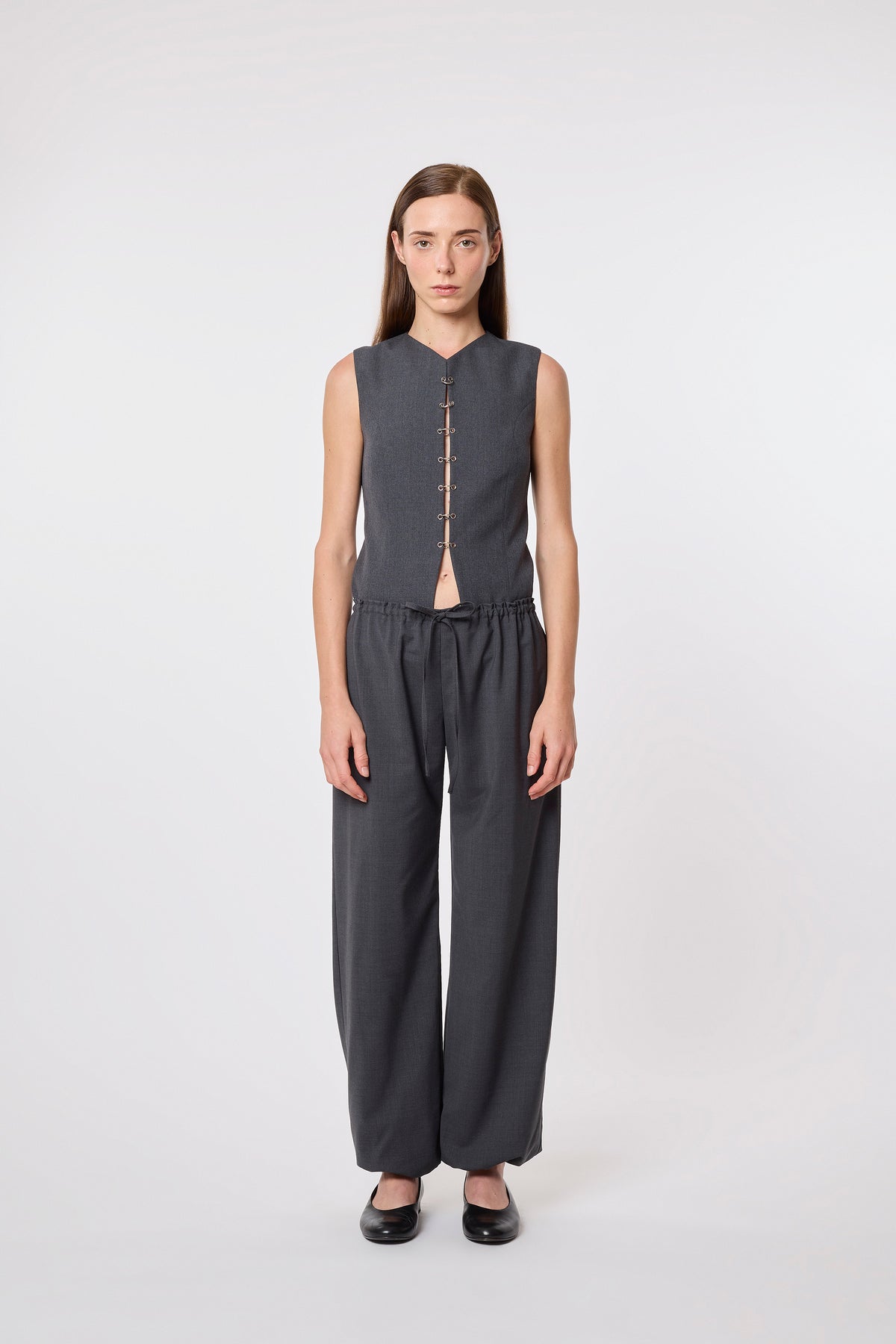 Emile Parachute in Grey Wool