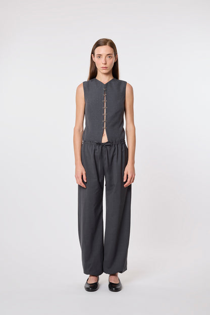 Emile Parachute in Grey Wool