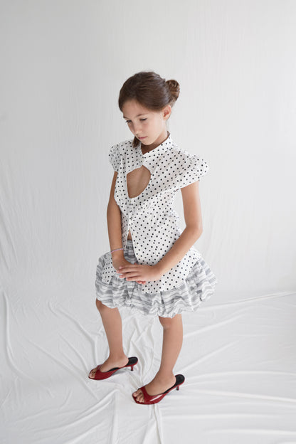 Miel Skirt in Glitter Taffeta