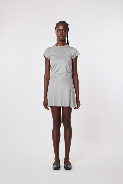 Sasha Skirt in Grey Jersey