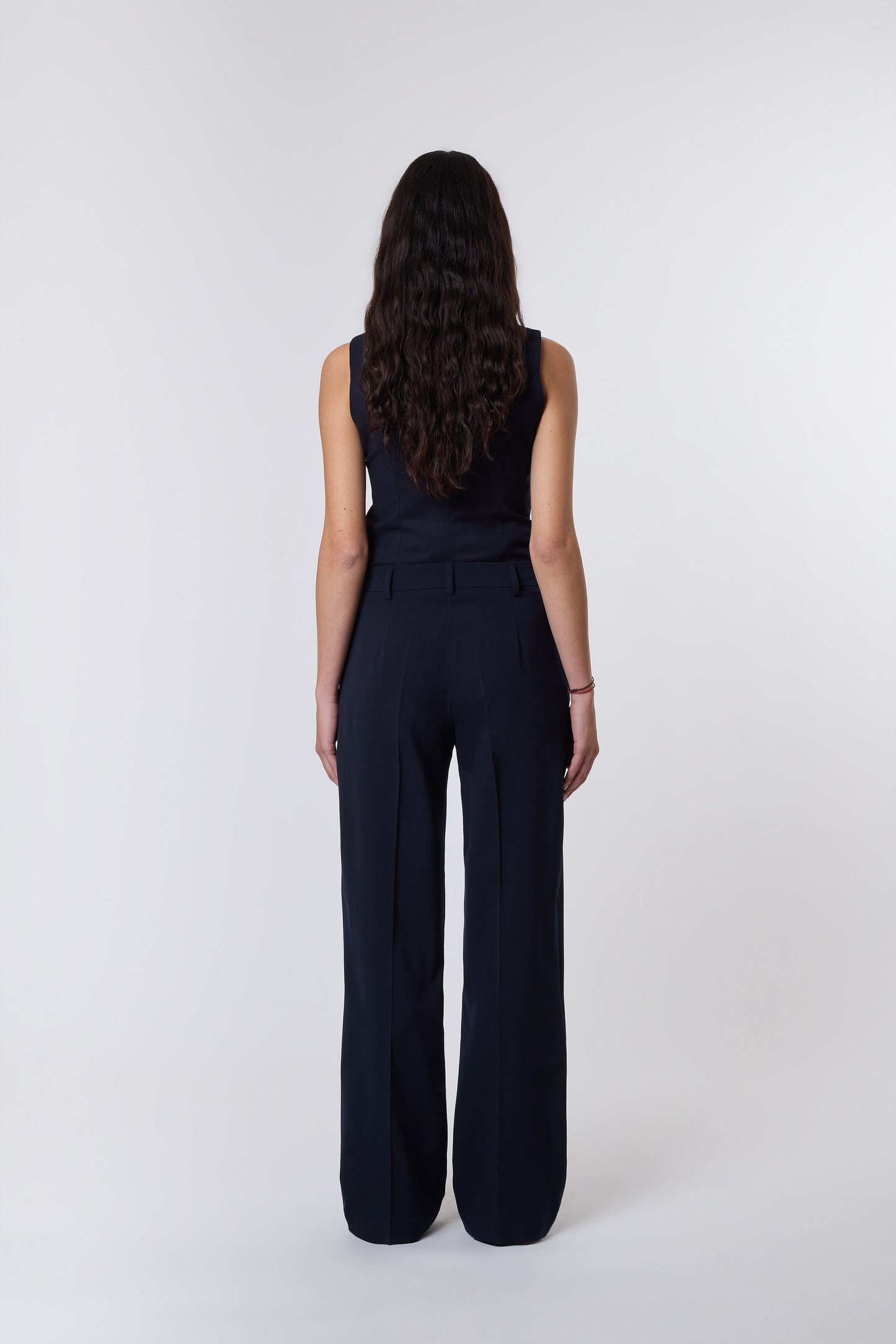 Gaspard Trousers in Blue Wool