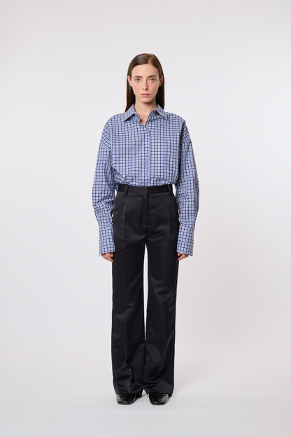 Gaspard Trousers in Black Duchesse