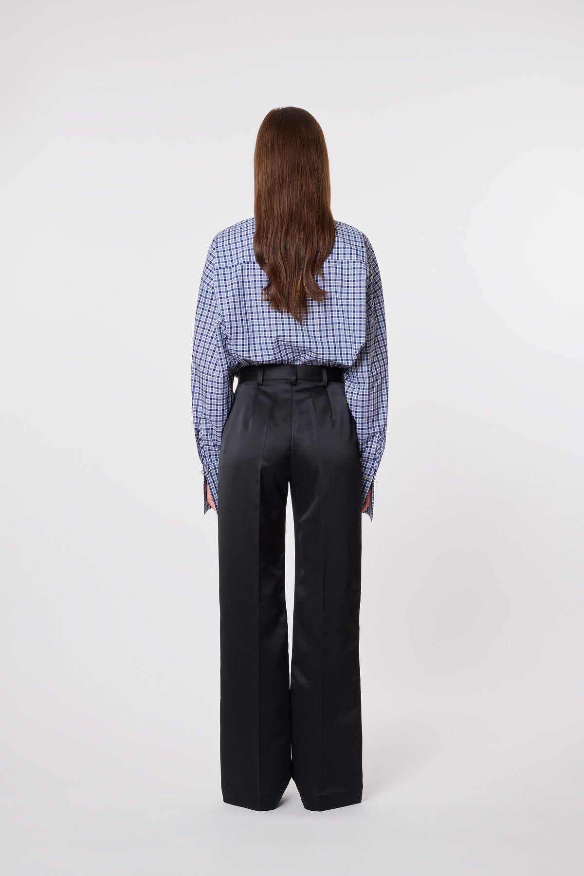 Gaspard Trousers in Black Duchesse
