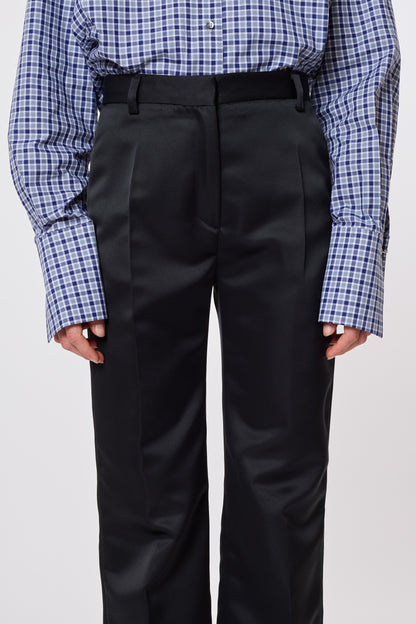 Gaspard Trousers in Black Duchesse