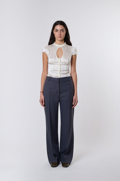 Gaspard Trousers in Piombo Wool