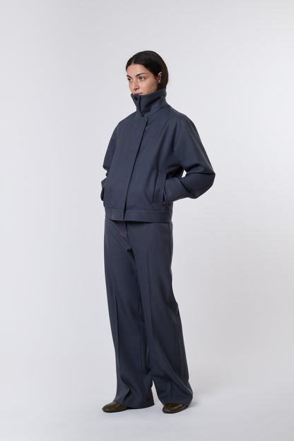 Gaspard Trousers in Piombo Wool