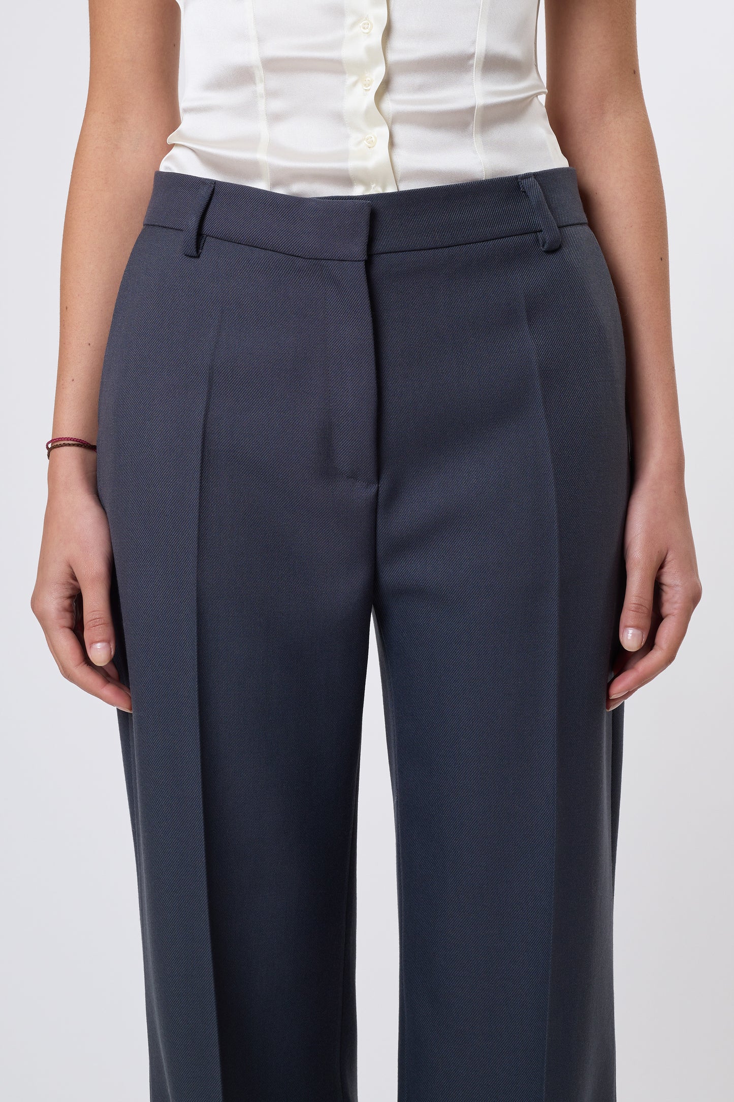 Gaspard Trousers in Piombo Wool