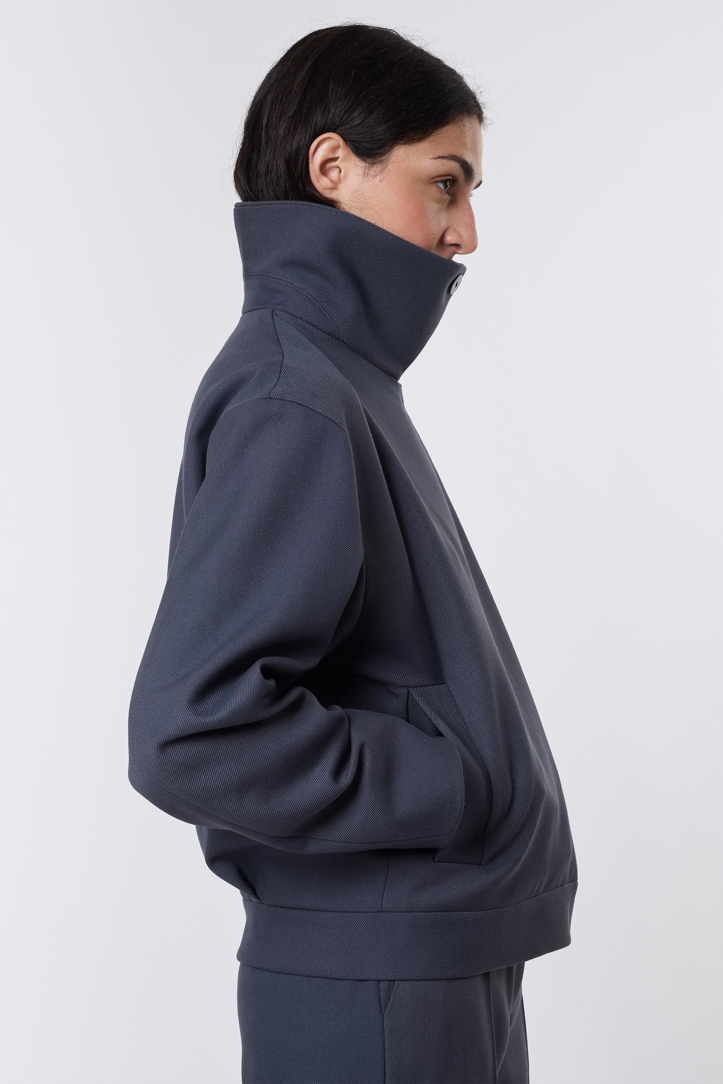 Olga Jacket in Piombo Wool