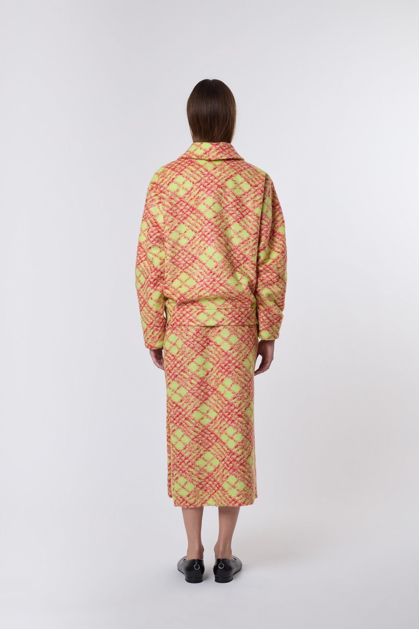 Olga Jacket in Lipstick Wool