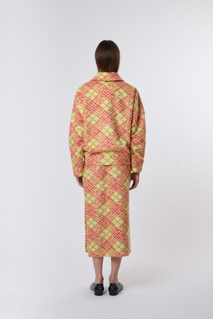 Olga Jacket in Lipstick Wool