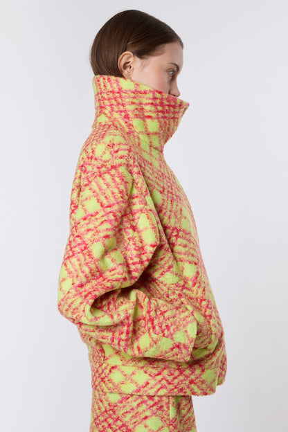 Olga Jacket in Lipstick Wool