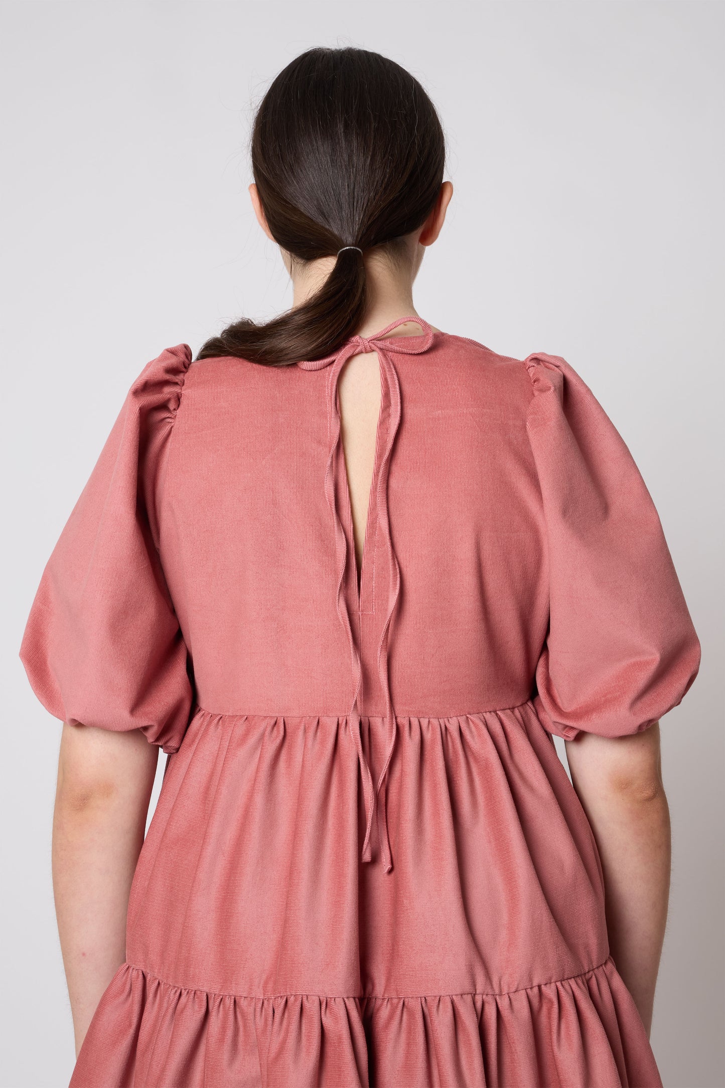 Isabelle Dress in Rosa Antico