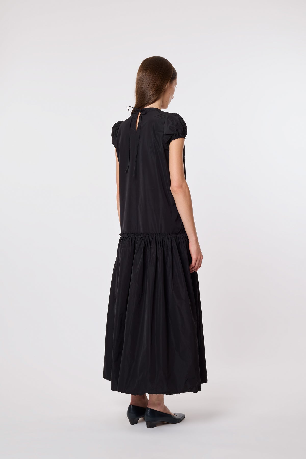 Bebe Dress in Black Nylon