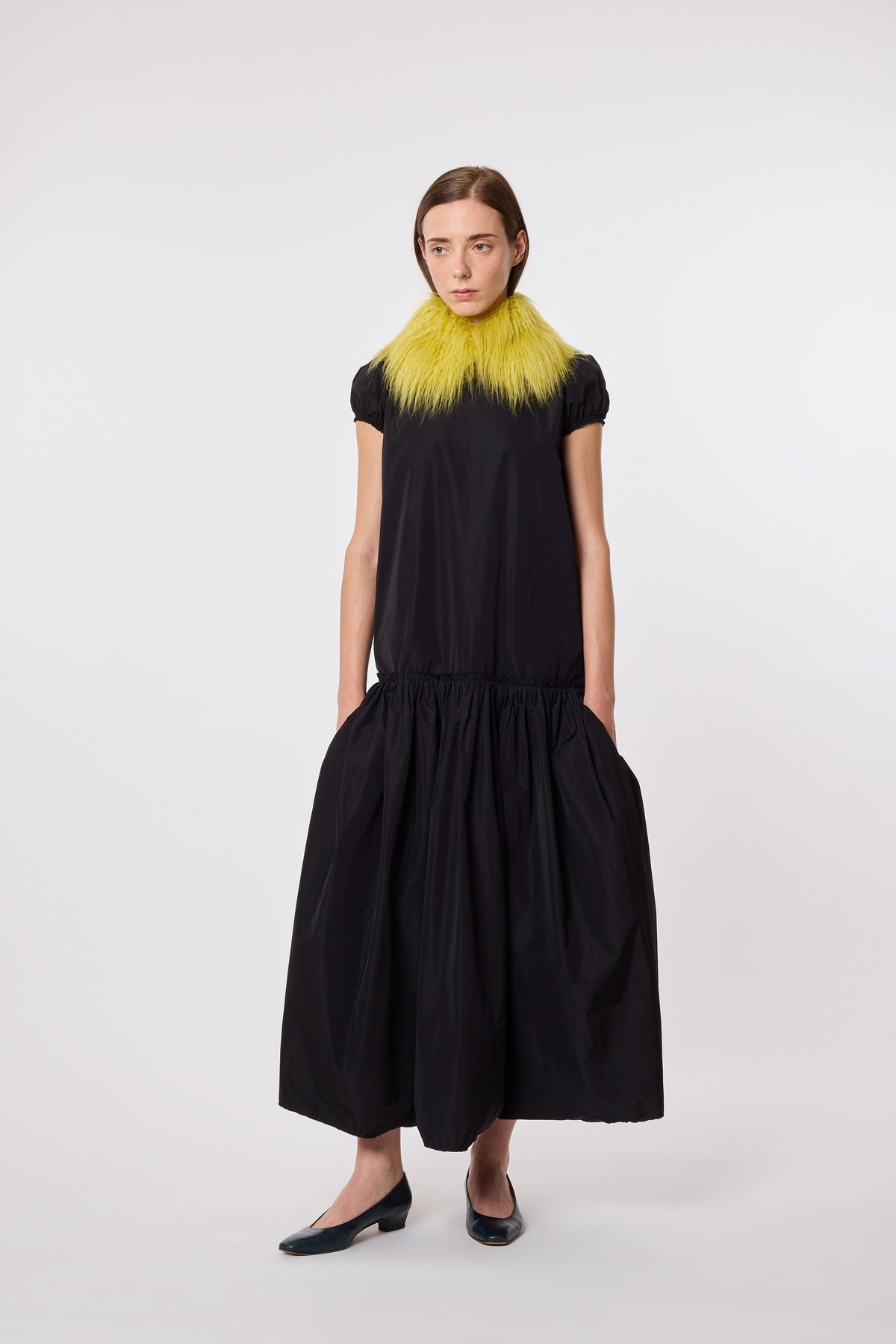 Petra Collar in Acid Fur