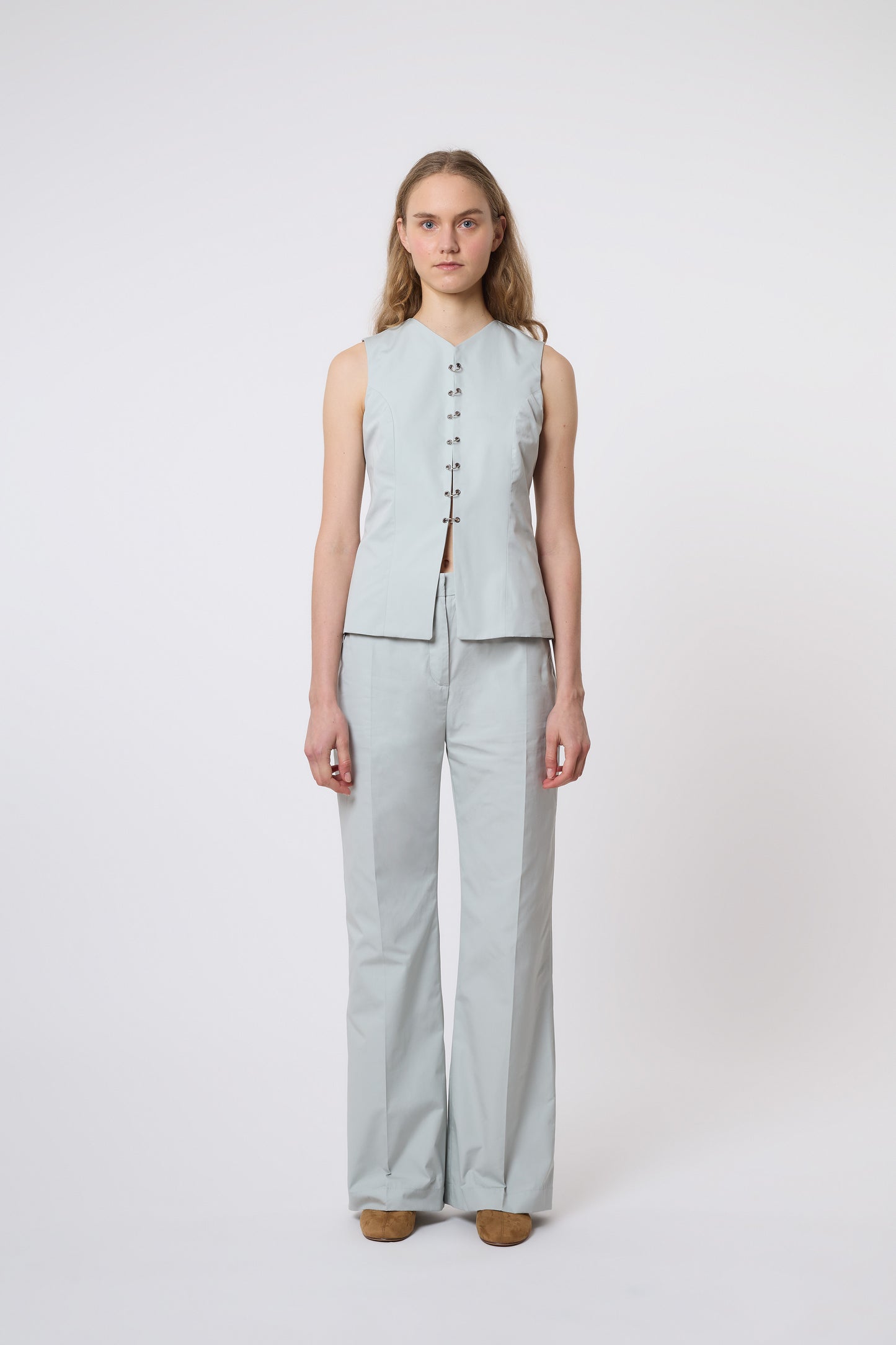 Macondo Vest in Pearl Cotton