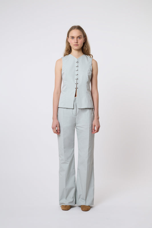 Macondo Vest in Pearl Cotton