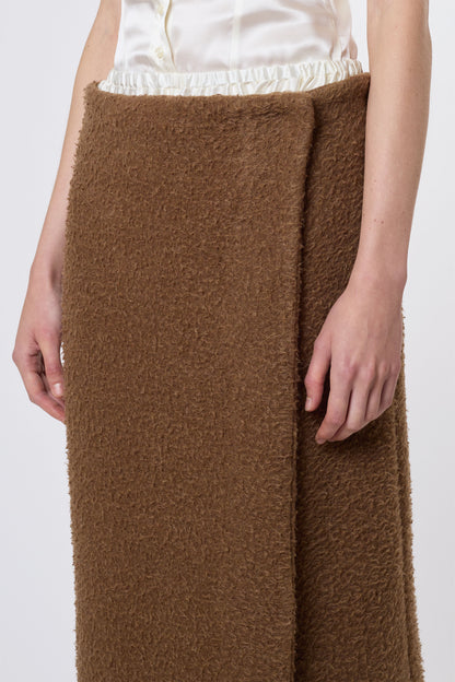 Madeleine Skirt in Teddy Wool