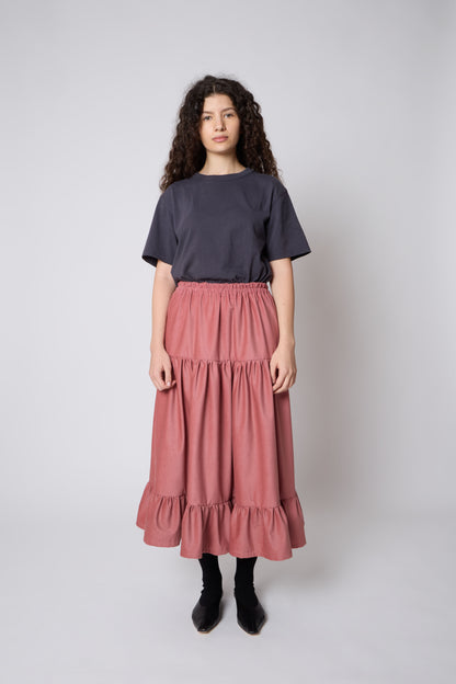 Margot Skirt in Rosa Antico