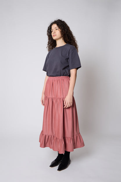 Margot Skirt in Rosa Antico
