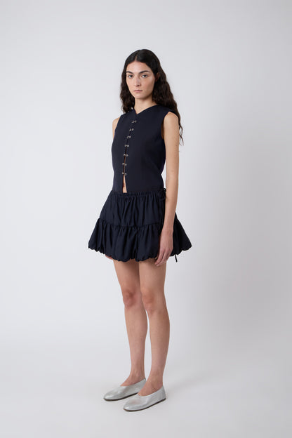 Miel Skirt in Blue Cotton