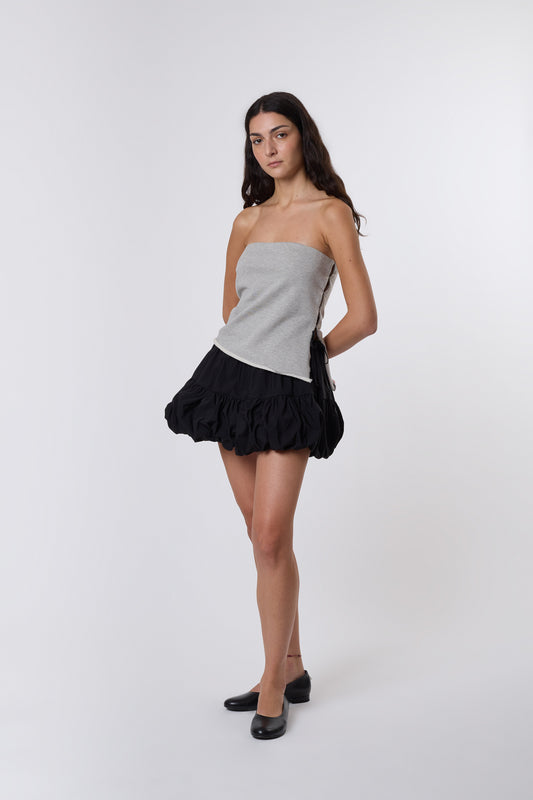 Miel Skirt in Black Nylon