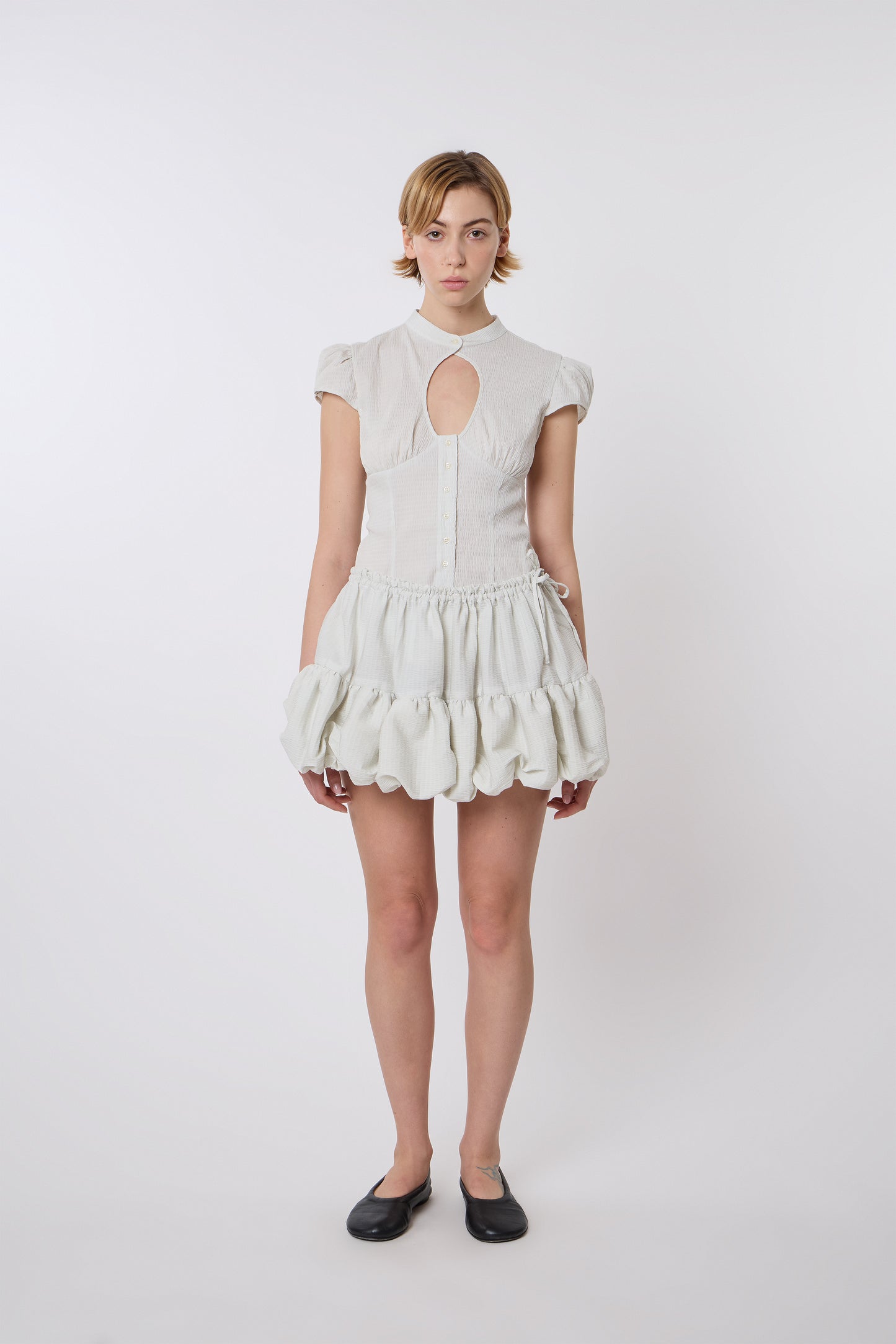 Miel Skirt in Crinkled Cotton
