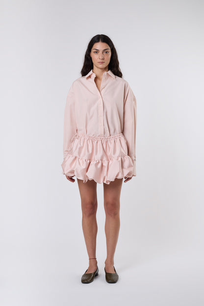 Miel Skirt in Blush Taffeta