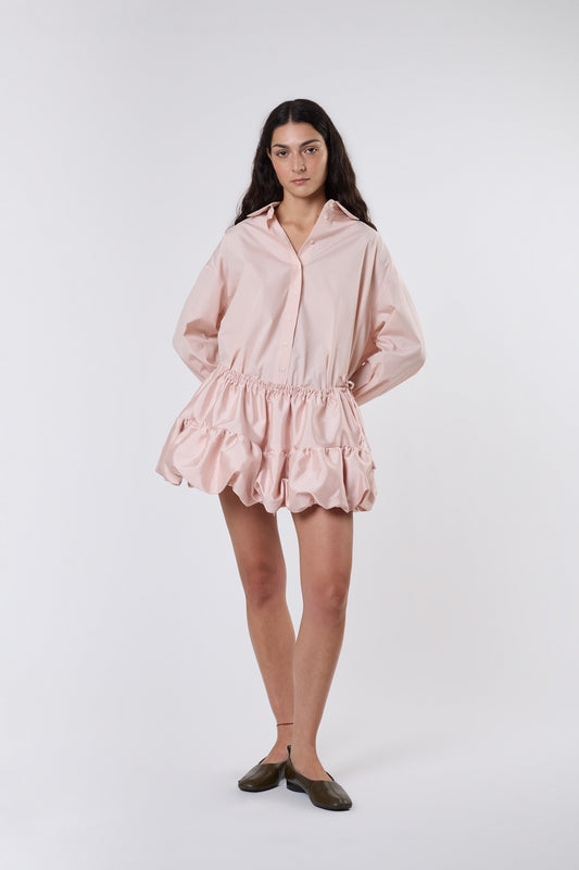 Miel Skirt in Blush Taffeta