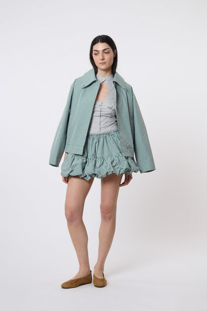 Miel Skirt in Vichy Cotton