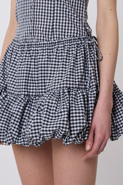 Miel Skirt in Vichy Cotton
