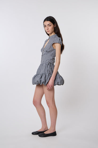 Miel Skirt in Vichy Cotton