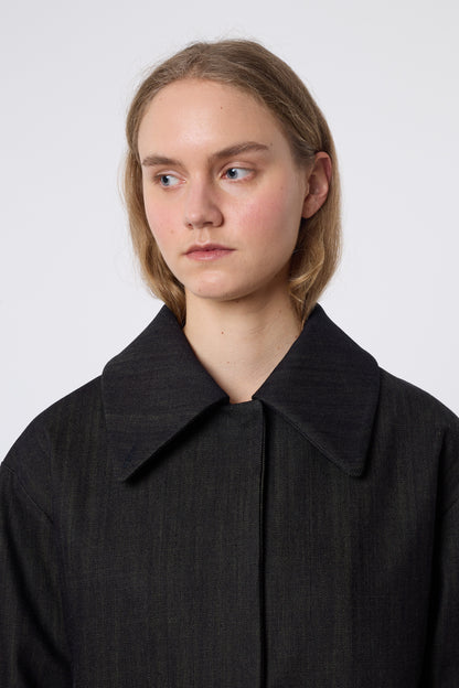 Olga Jacket in Blue Denim