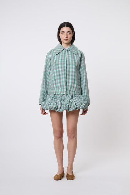 Olga Jacket in Vichy Cotton