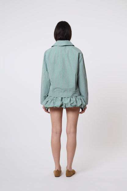 Olga Jacket in Vichy Cotton