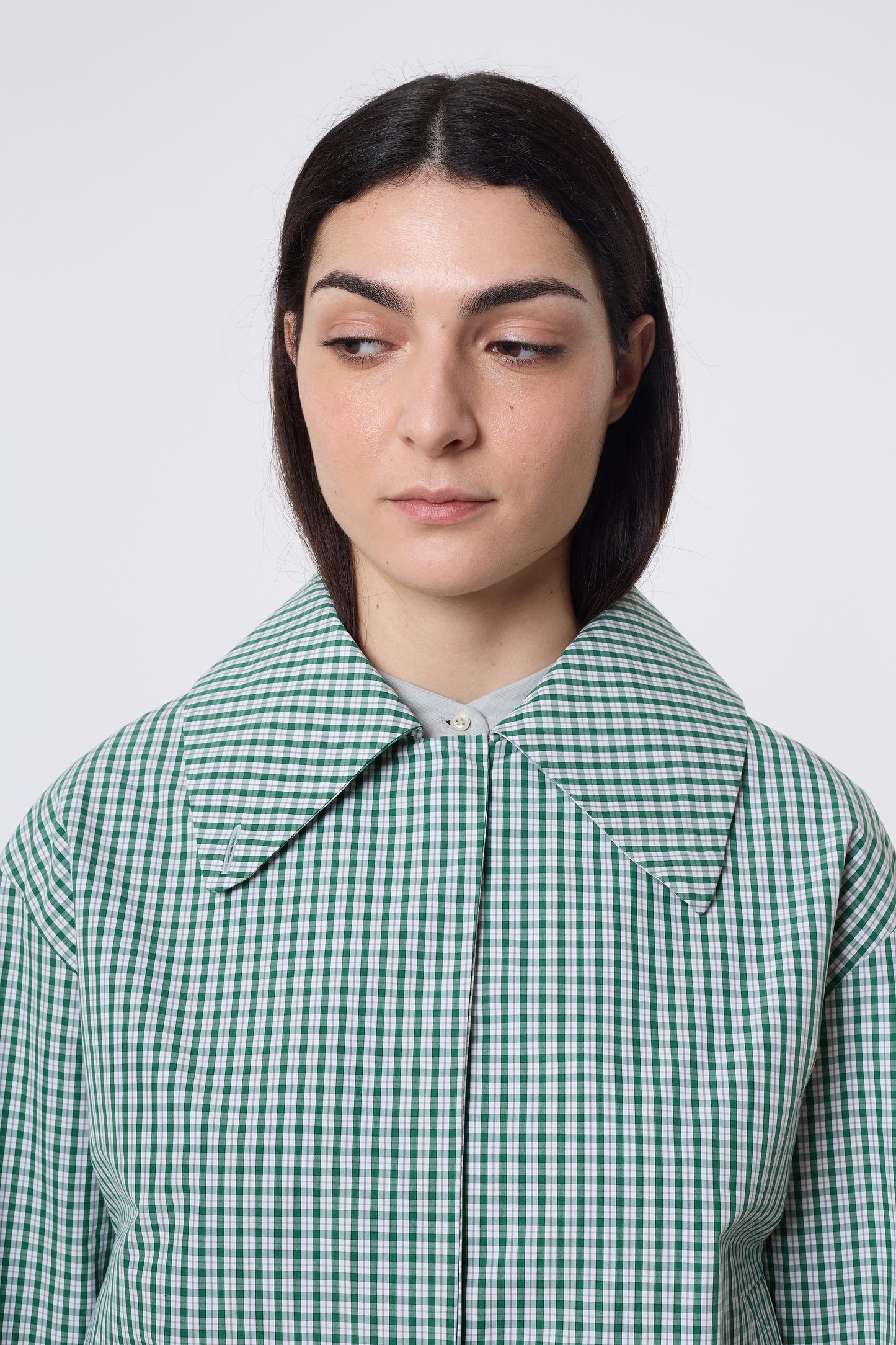 Olga Jacket in Vichy Cotton