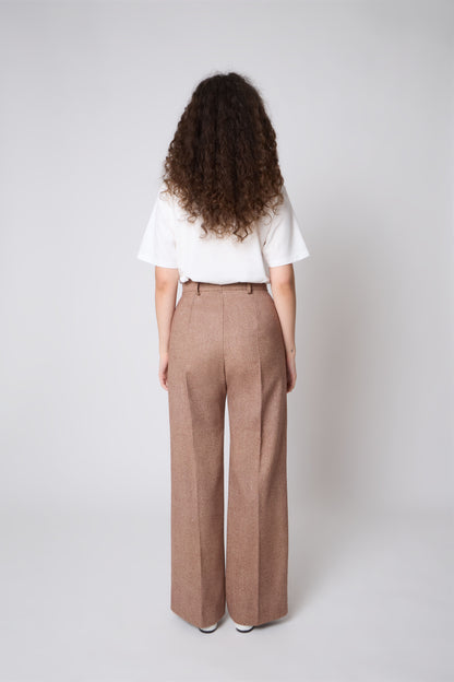 Gaspard Trousers in Tabacco Wool