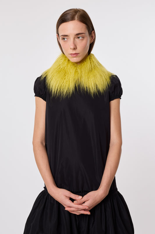Petra Collar in Acid Fur