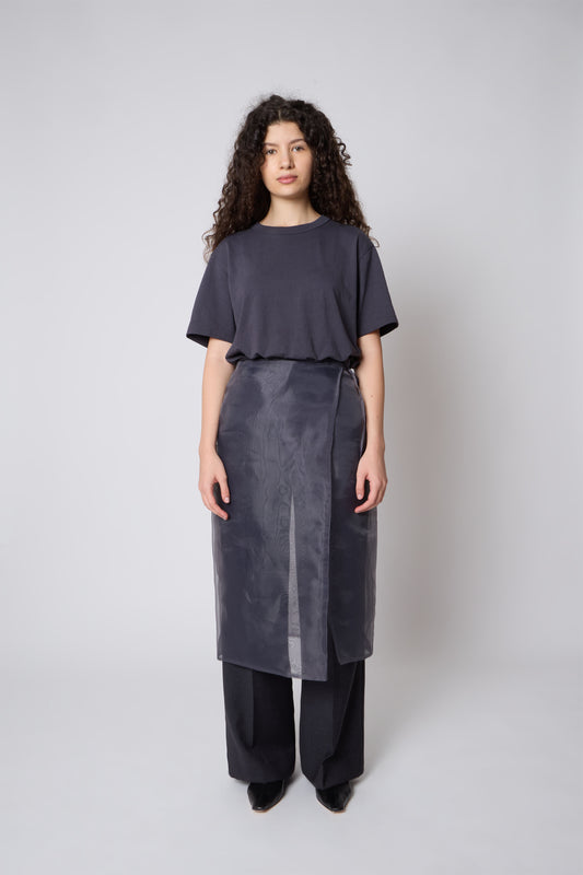 Madeleine Skirt in Organza Grey