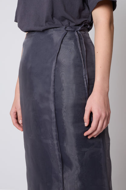 Madeleine Skirt in Organza Grey