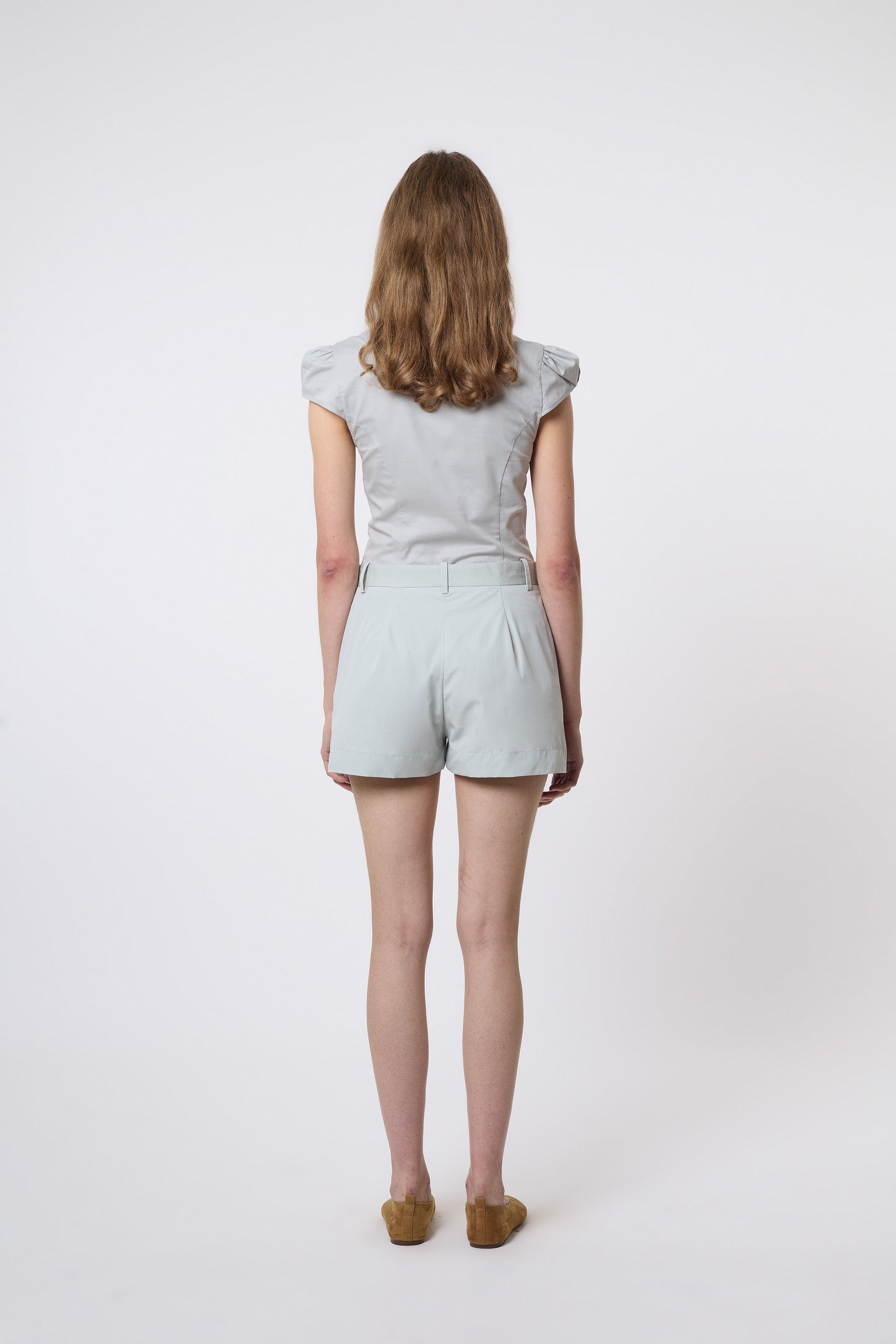 Sol Shorts in Pearl Cotton