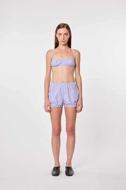 Baloon Shorts in Lilla Cotton