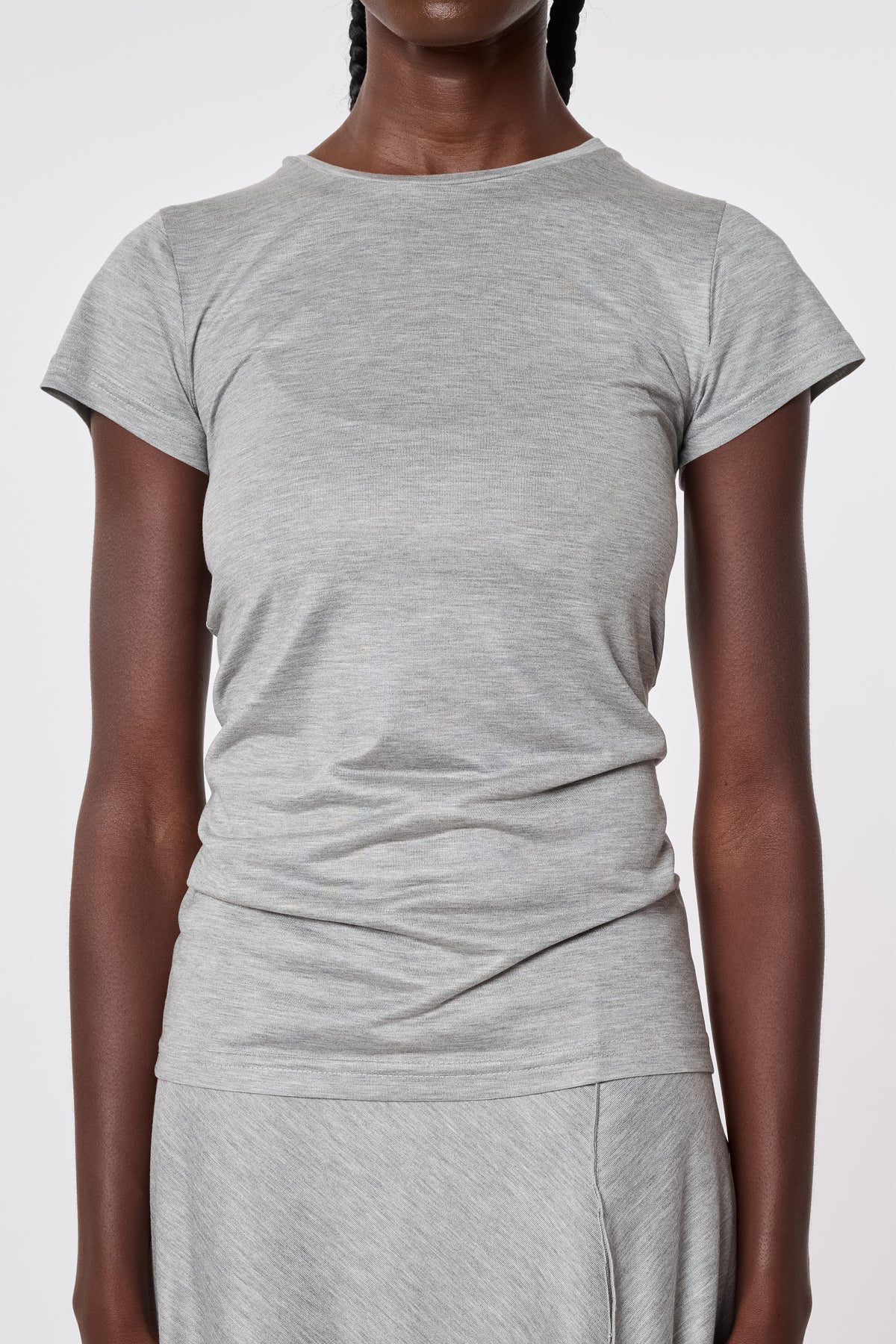 Tee in Grey Jersey