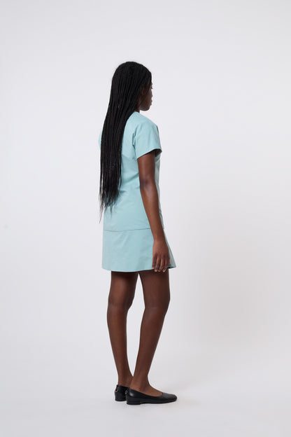 Tilda Dress in Mint Cotton