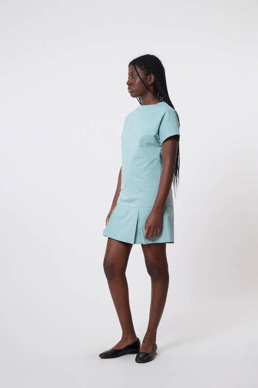 Tilda Dress in Mint Cotton