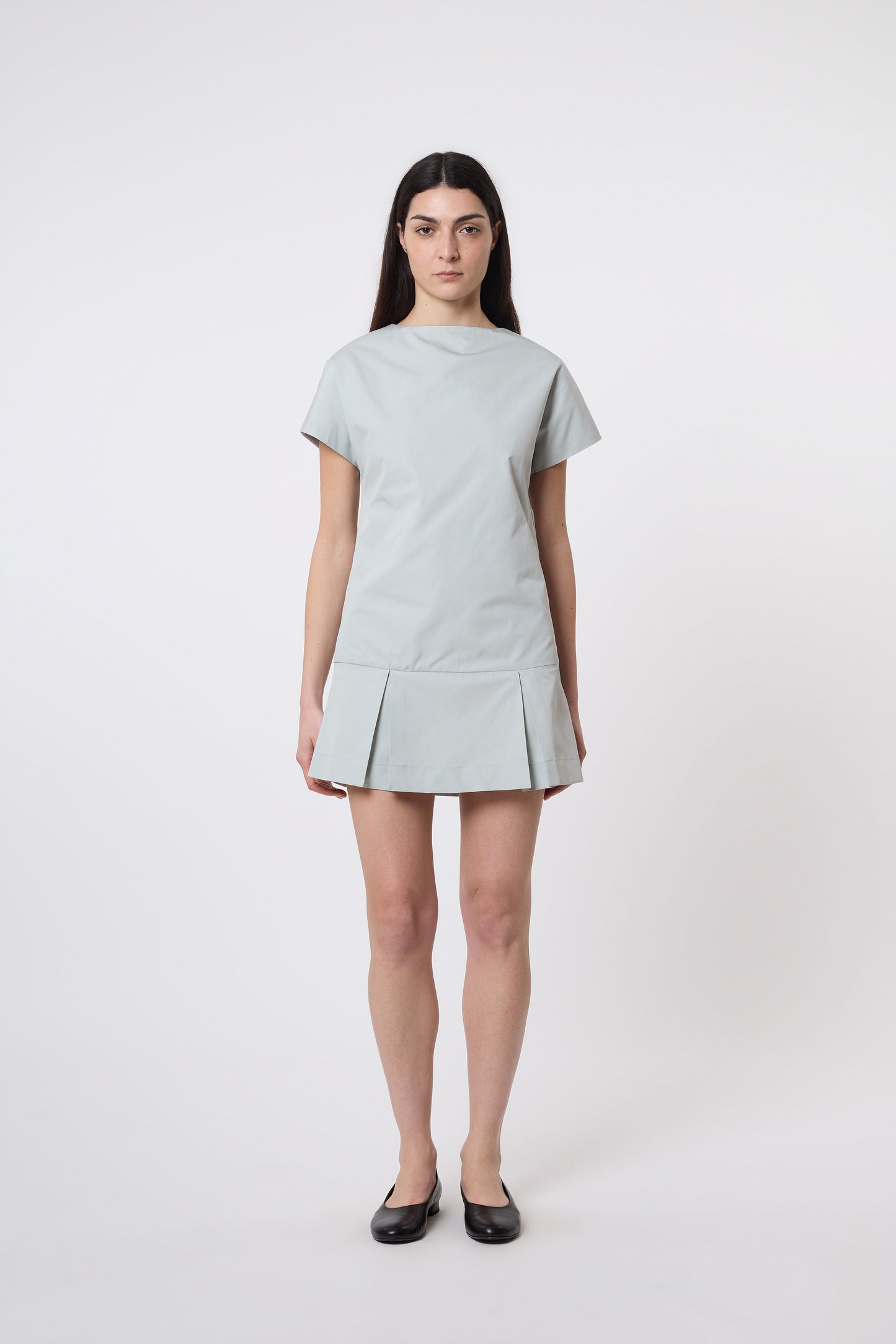 Tilda Dress in Pearl Cotton