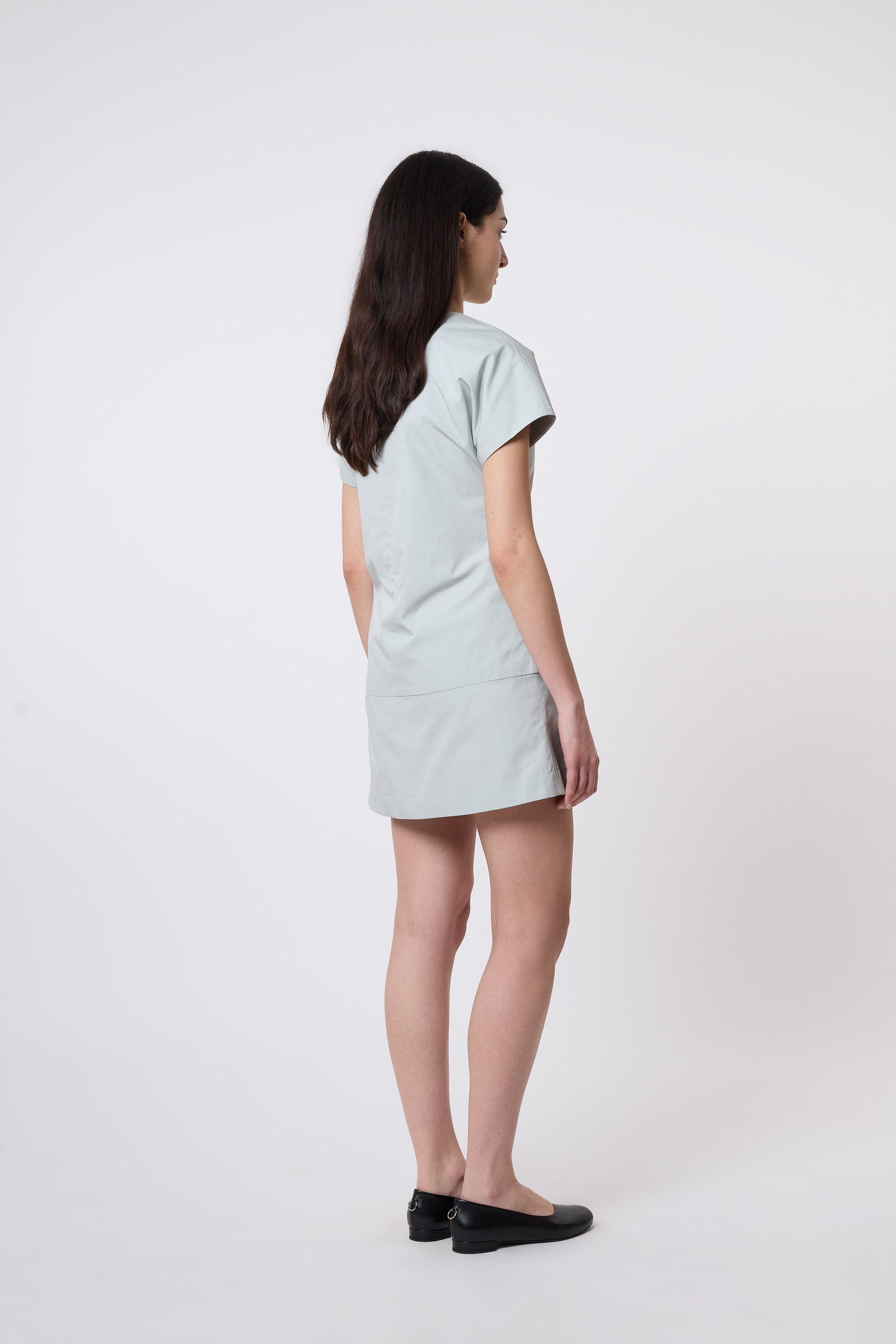 Tilda Dress in Pearl Cotton