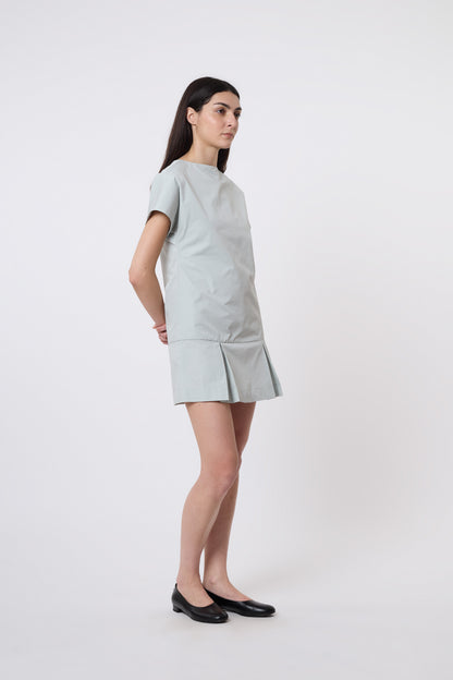 Tilda Dress in Pearl Cotton