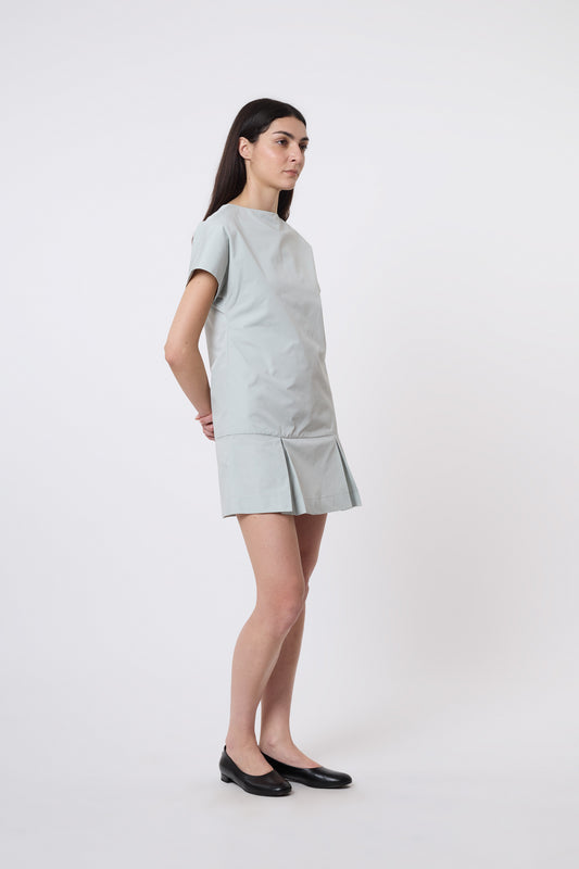 Tilda Dress in Pearl Cotton