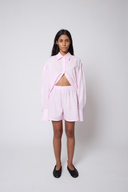 Timothée Shorts in Pink Cotton